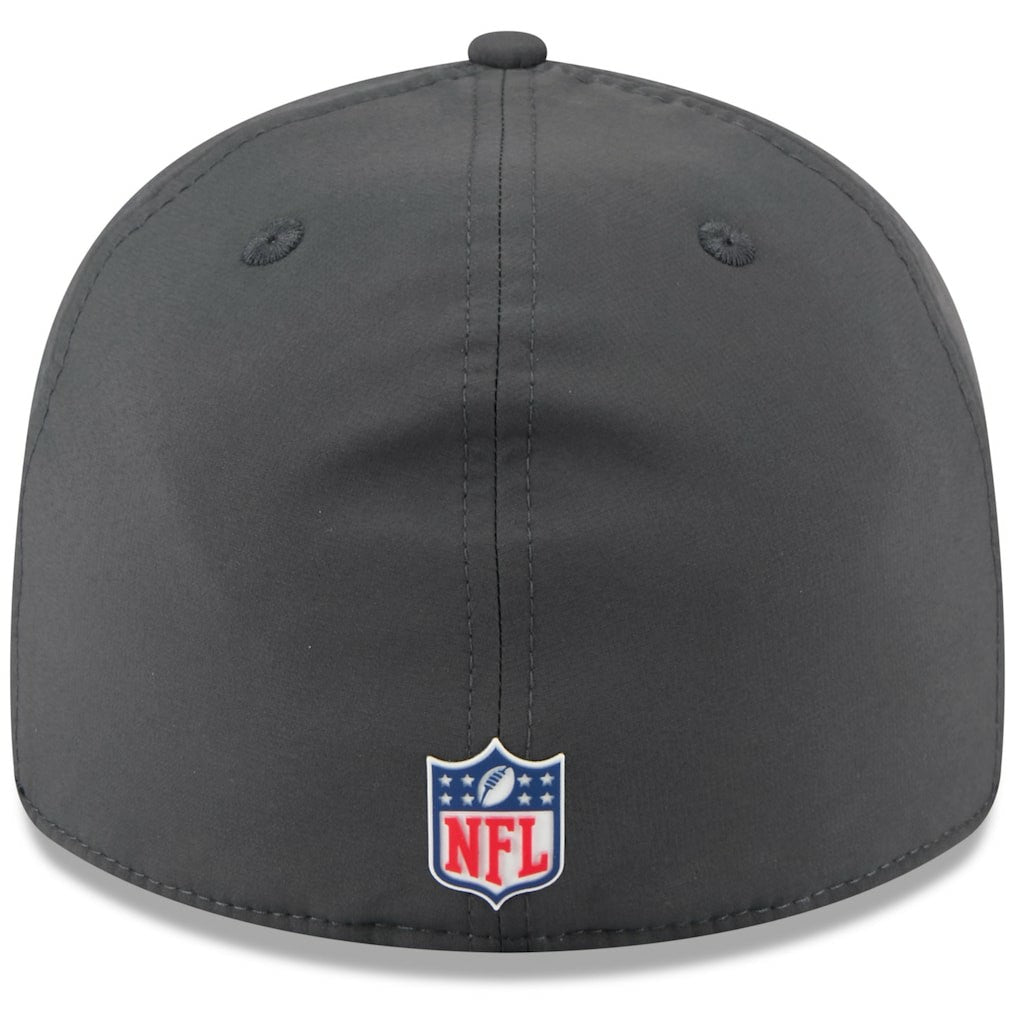 Miami Dolphins New Era 2025 Sideline Cold Weather Retro Crown 59FIFTY Fitted Hat Charcoal