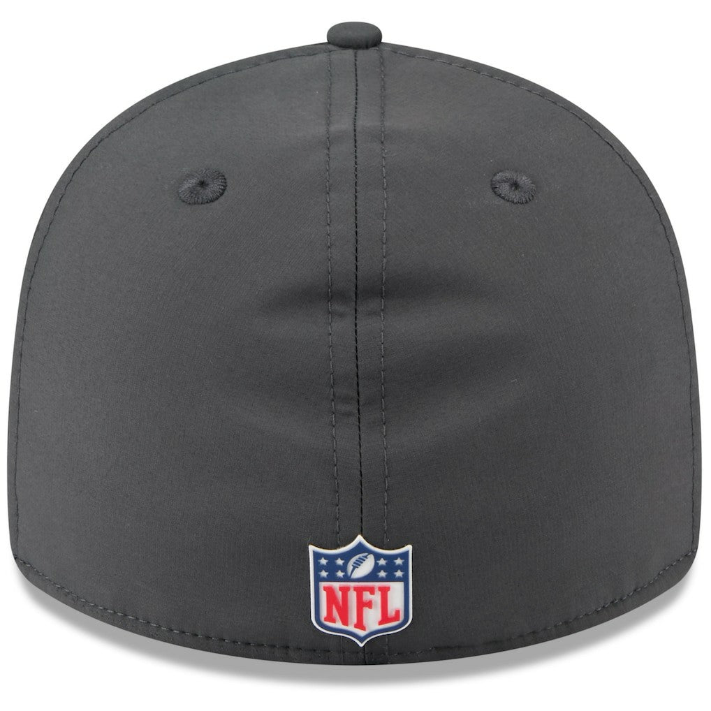 Minnesota Vikings New Era 2025 Sideline Cold Weather Retro Crown 59FIFTY Fitted Hat Charcoal