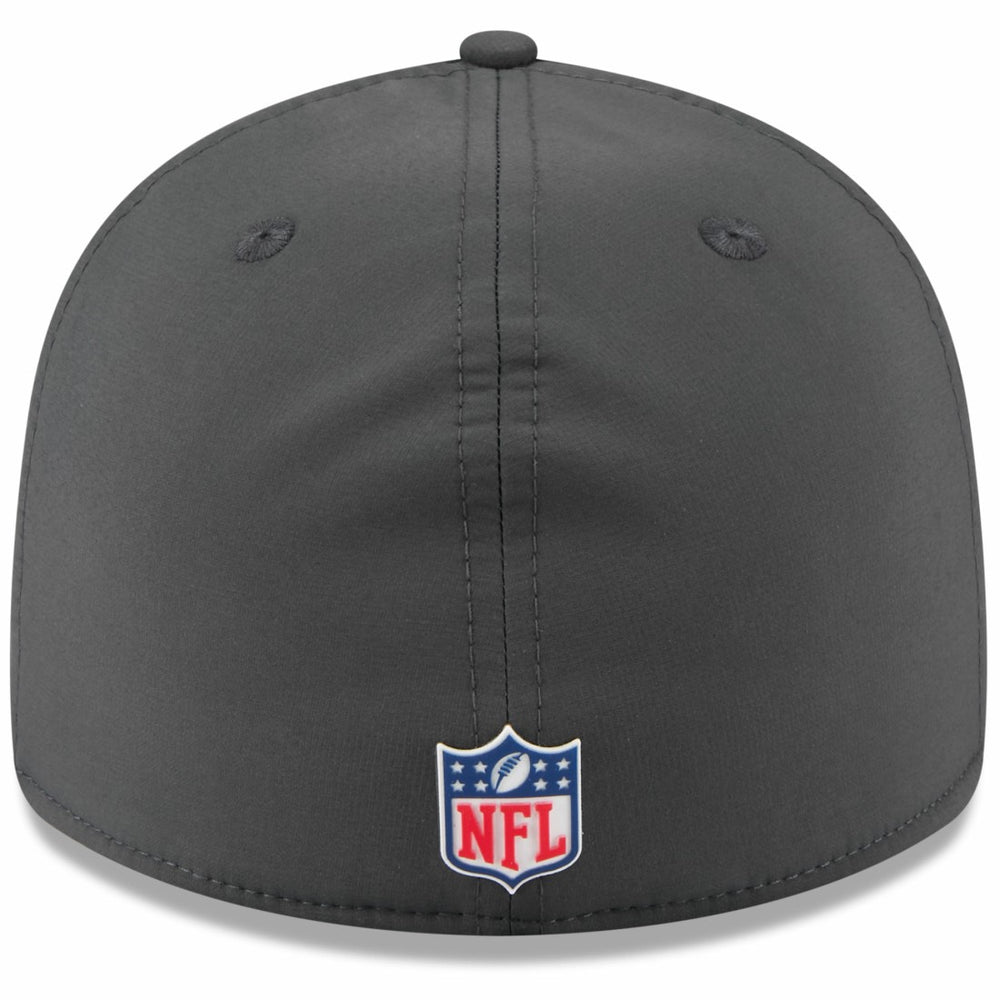 New York Jets New Era 2025 Sideline Cold Weather Retro Crown 59FIFTY Fitted Hat Charcoal