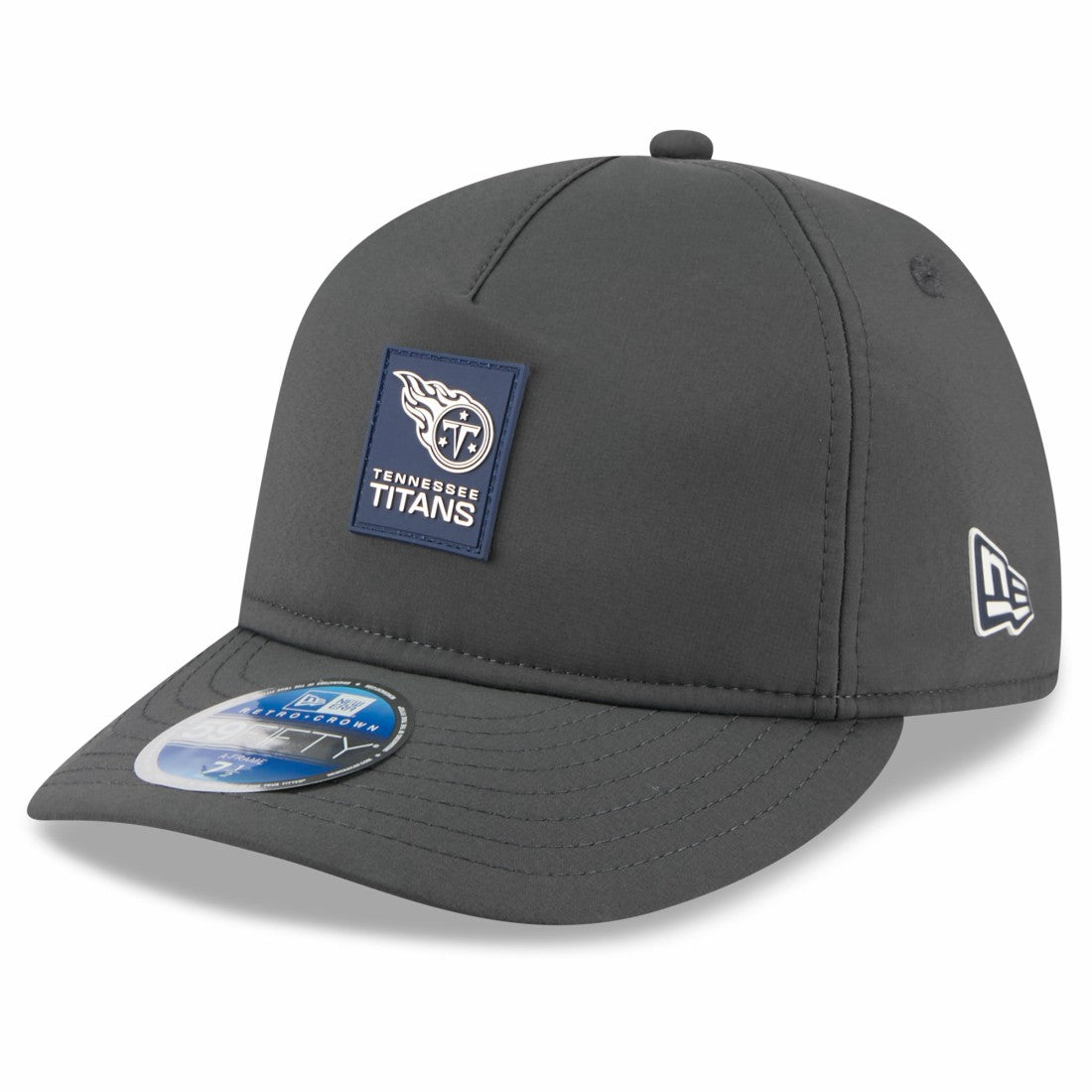 Tennessee Titans New Era 2025 Sideline Cold Weather Retro Crown 59FIFTY Fitted Hat Charcoal