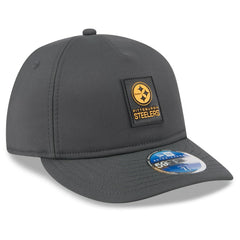 Pittsburgh Steelers New Era 2025 Sideline Cold Weather Retro Crown 59FIFTY Fitted Hat Charcoal