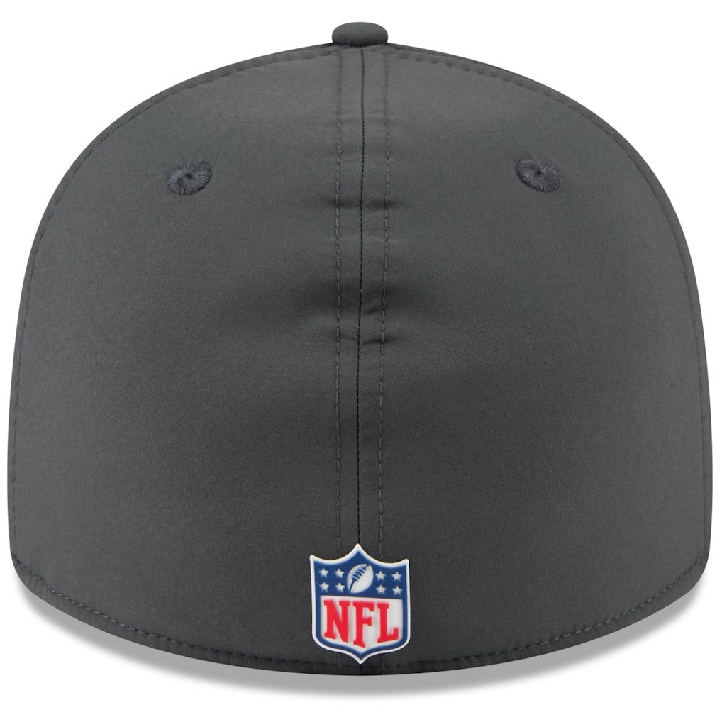 Pittsburgh Steelers New Era 2025 Sideline Cold Weather Retro Crown 59FIFTY Fitted Hat Charcoal