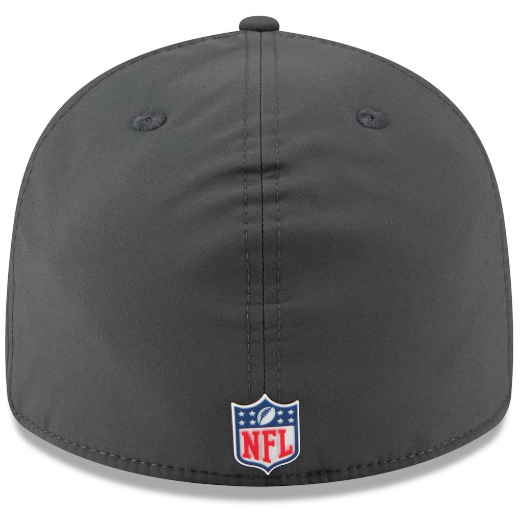 Baltimore Ravens New Era 2025 Sideline Cold Weather Retro Crown 59FIFTY Fitted Hat Charcoal
