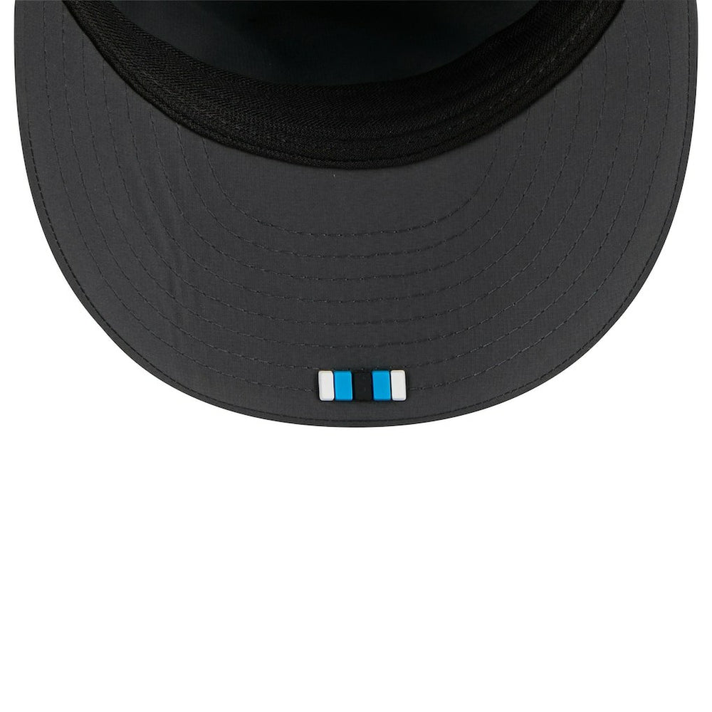Carolina Panthers New Era 2025 Sideline Cold Weather Retro Crown 59FIFTY Fitted Hat Charcoal