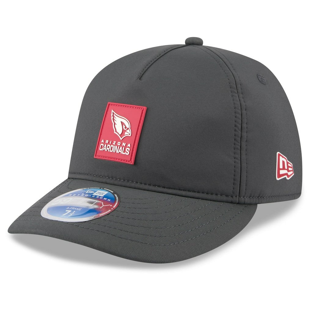 Arizona Cardinals New Era 2025 Sideline Cold Weather Retro Crown 59FIFTY Fitted Hat Charcoal