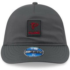 Atlanta Falcons New Era 2025 Sideline Cold Weather Retro Crown 59FIFTY Fitted Hat Charcoal