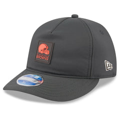 Cleveland Browns New Era 2025 Sideline Cold Weather Retro Crown 59FIFTY Fitted Hat Charcoal