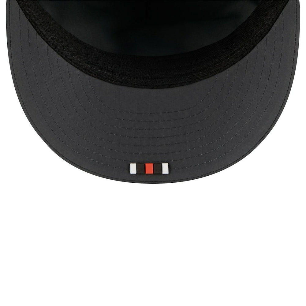Cleveland Browns New Era 2025 Sideline Cold Weather Retro Crown 59FIFTY Fitted Hat Charcoal