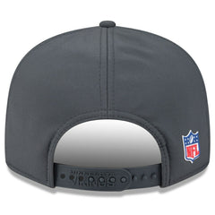 Minnesota Vikings New Era 2025 Sideline Cold Weather Split Panel 9FIFTY Snapback Hat Charcoal