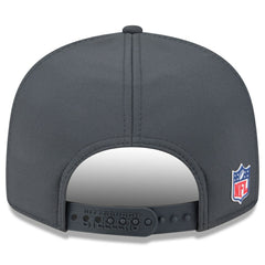 Pittsburgh Steelers New Era 2025 Sideline Cold Weather Split Panel 9FIFTY Snapback Hat Charcoal