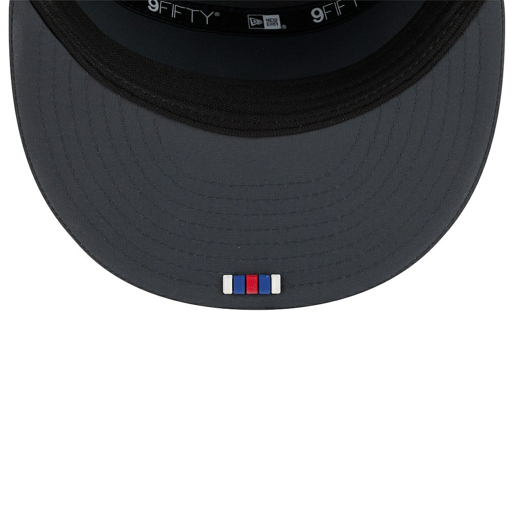 Buffalo Bills New Era 2025 Sideline Cold Weather Split Panel 9FIFTY Snapback Hat Charcoal