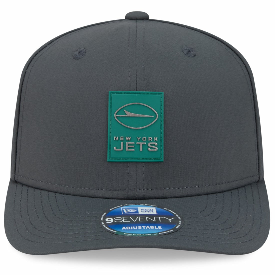 New York Jets New Era 2025 Sideline Cold Weather 9SEVENTY Adjustable Hat Charcoal
