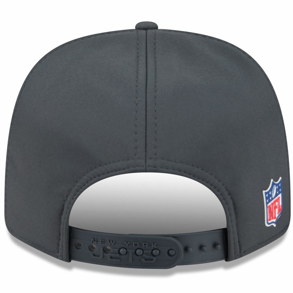 New York Jets New Era 2025 Sideline Cold Weather 9SEVENTY Adjustable Hat Charcoal