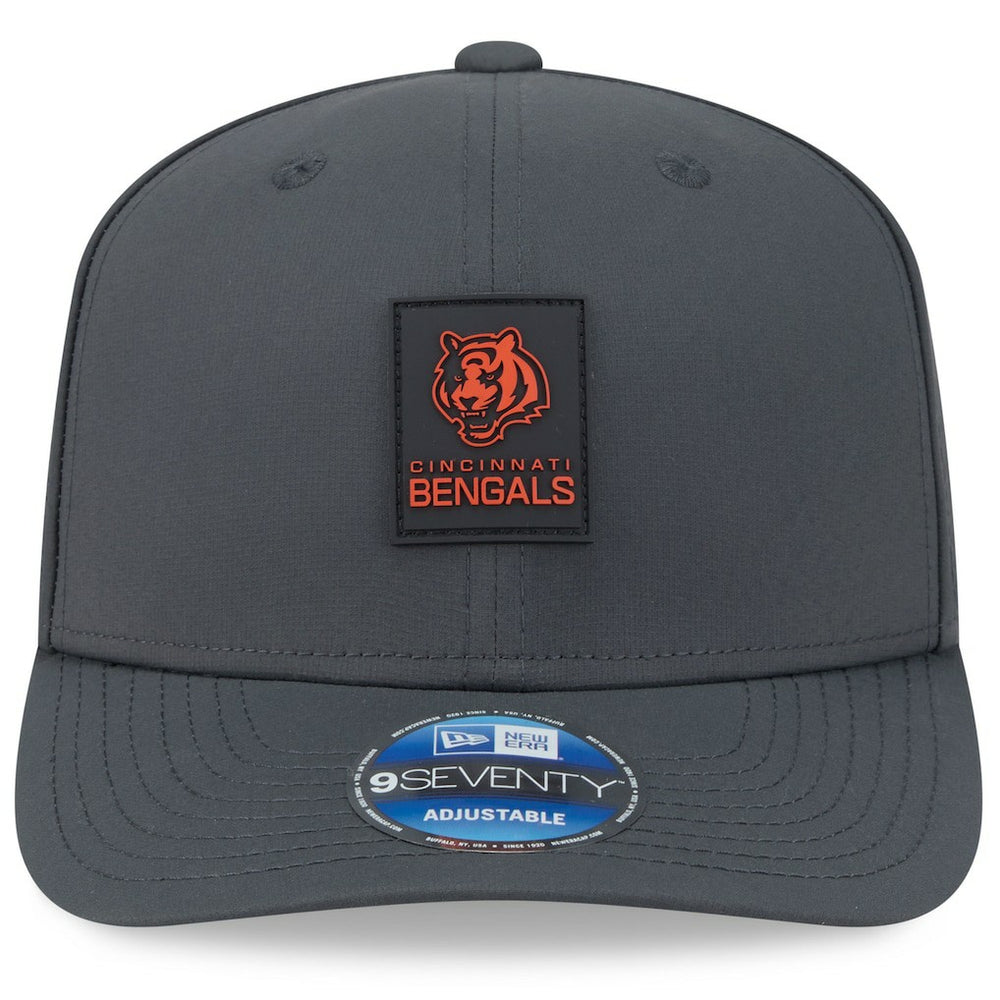 Cincinnati Bengals New Era 2025 Sideline Cold Weather 9SEVENTY Adjustable Hat Charcoal