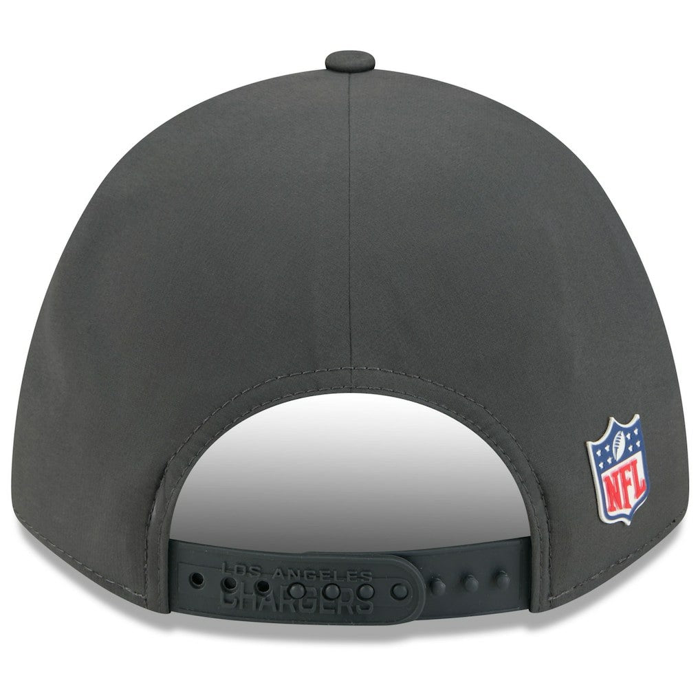Miami Dolphins New Era 2025 Sideline Cold Weather 9FORTY M-Crown Adjustable Hat Charcoal