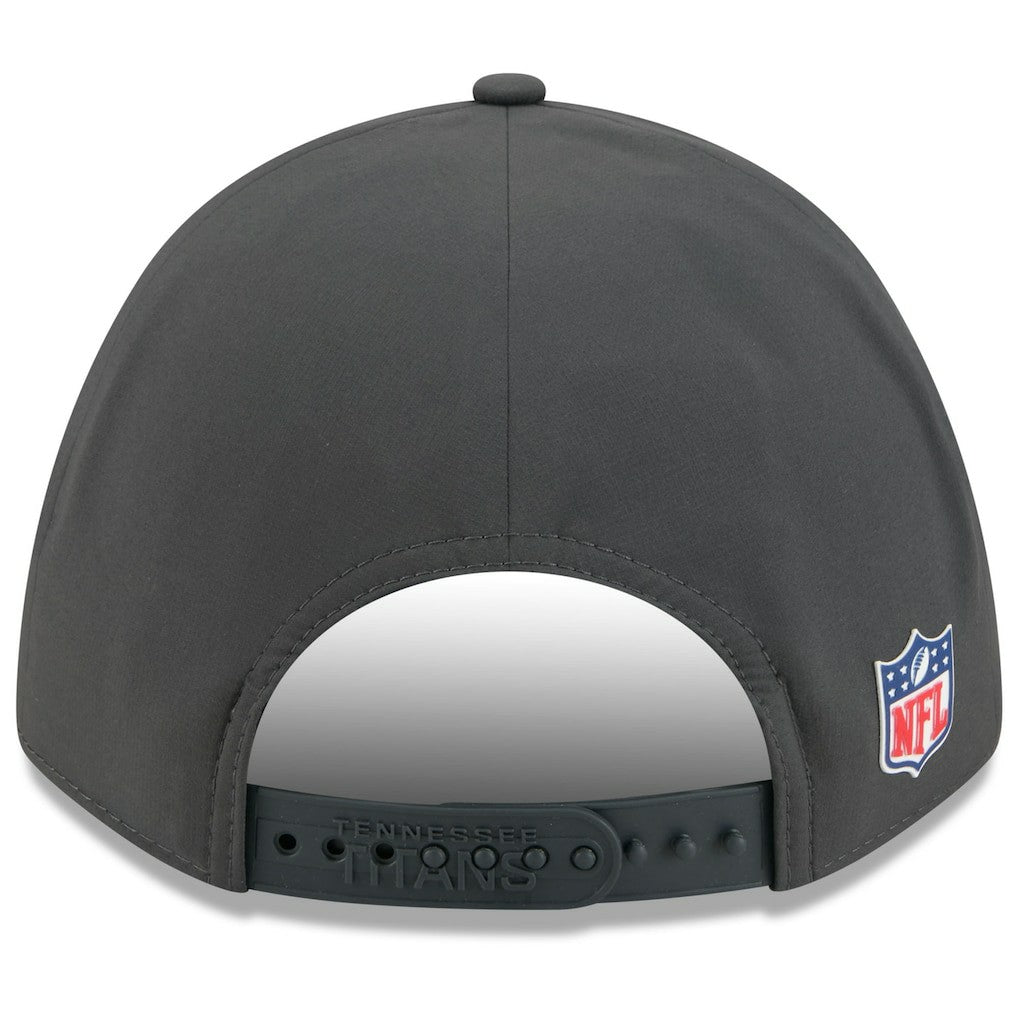 Tennessee Titans New Era 2025 Sideline Cold Weather 9FORTY M-Crown Adjustable Hat Charcoal