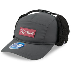 Washington Commanders New Era 2025 Sideline Cold Weather Runner Dog Ear Adjustable Hat Charcoal