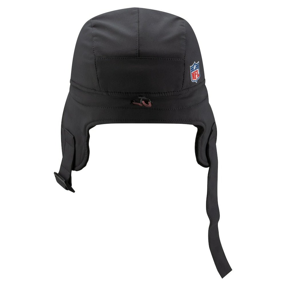 Washington Commanders New Era 2025 Sideline Cold Weather Runner Dog Ear Adjustable Hat Charcoal