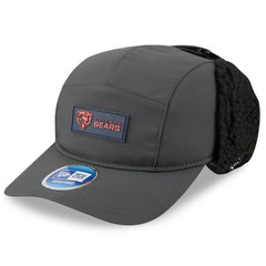 Chicago Bears New Era 2025 Sideline Cold Weather Runner Dog Ear Adjustable Hat Charcoal