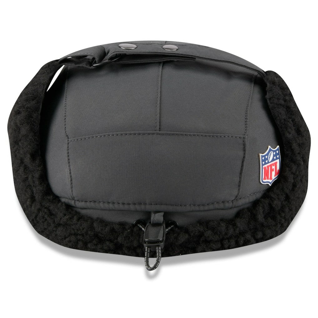 Cincinnati Bengals New Era 2025 Sideline Cold Weather Runner Dog Ear Adjustable Hat Charcoal
