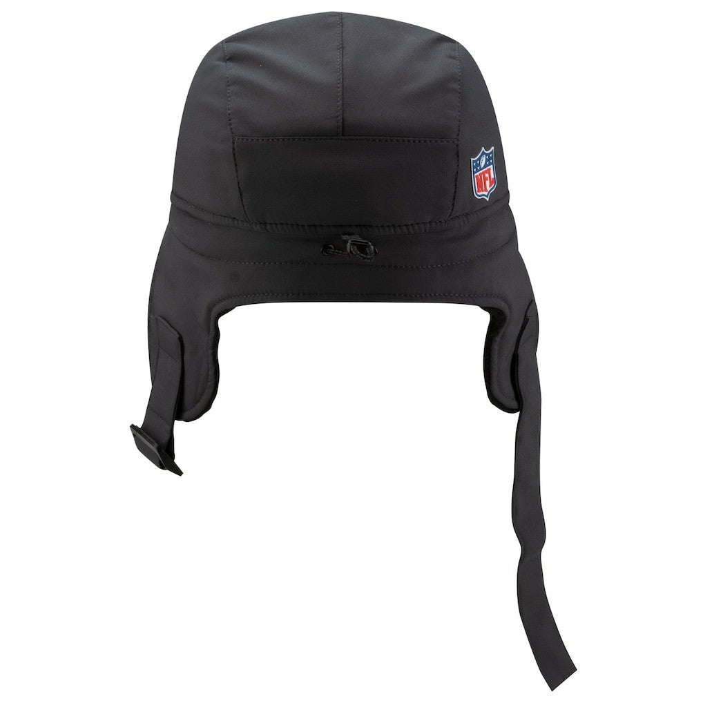 Cincinnati Bengals New Era 2025 Sideline Cold Weather Runner Dog Ear Adjustable Hat Charcoal