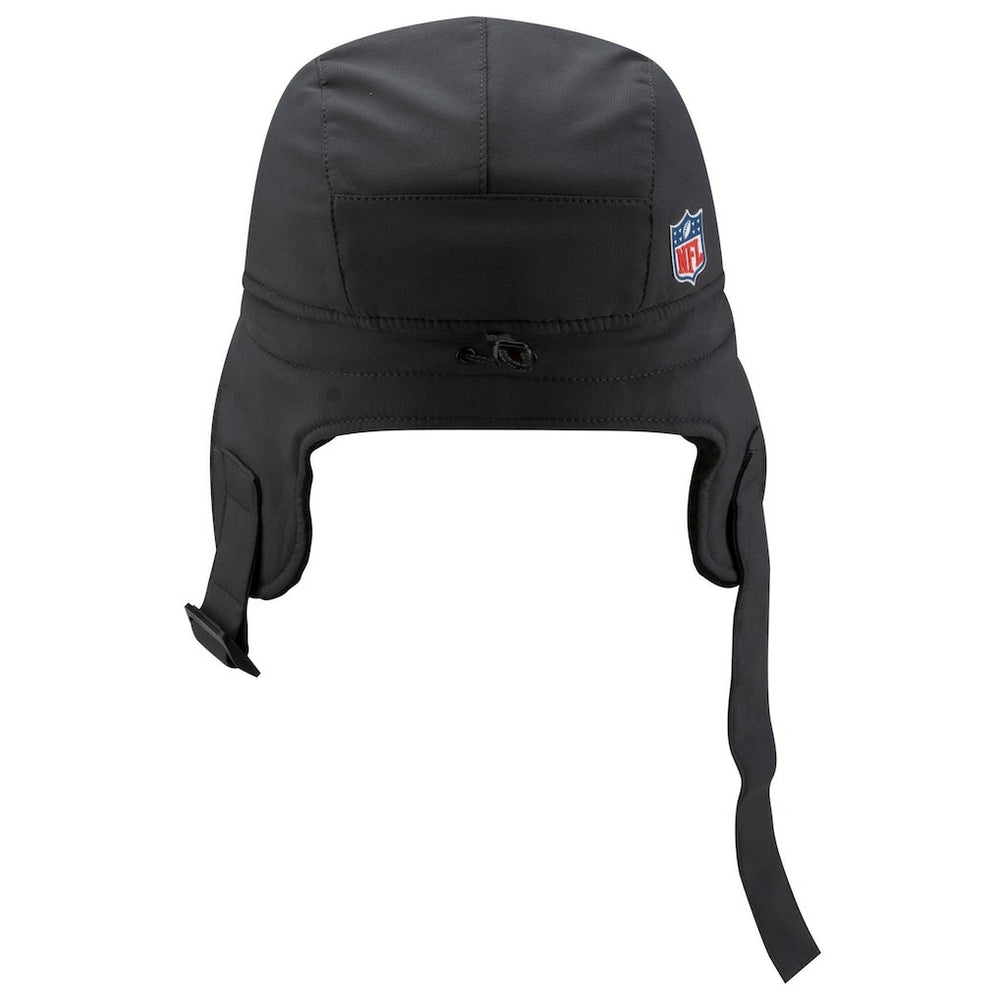 Cincinnati Bengals New Era 2025 Sideline Cold Weather Runner Dog Ear Adjustable Hat Charcoal