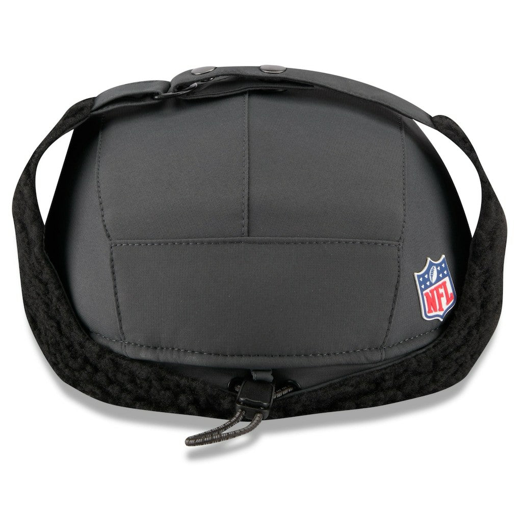 Cleveland Browns New Era 2025 Sideline Cold Weather Runner Dog Ear Adjustable Hat Charcoal