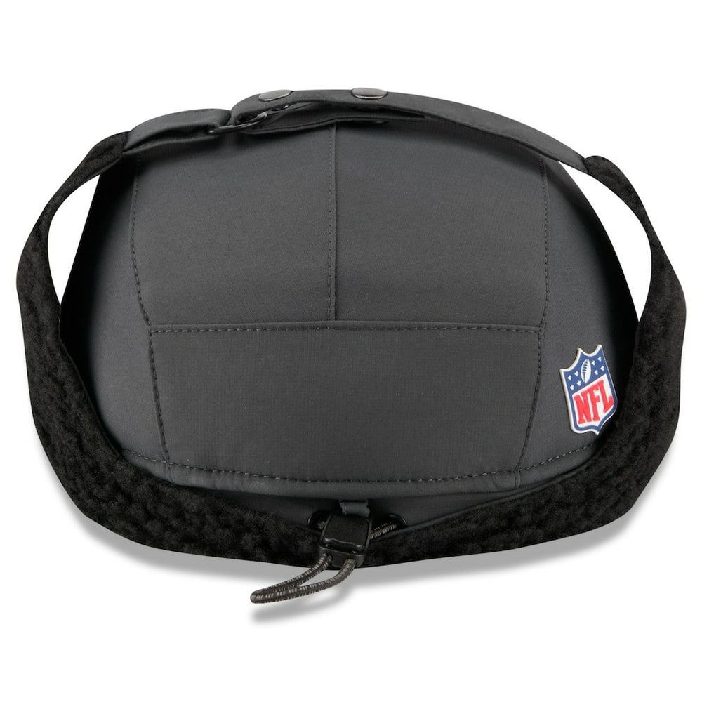 Cleveland Browns New Era 2025 Sideline Cold Weather Runner Dog Ear Adjustable Hat Charcoal