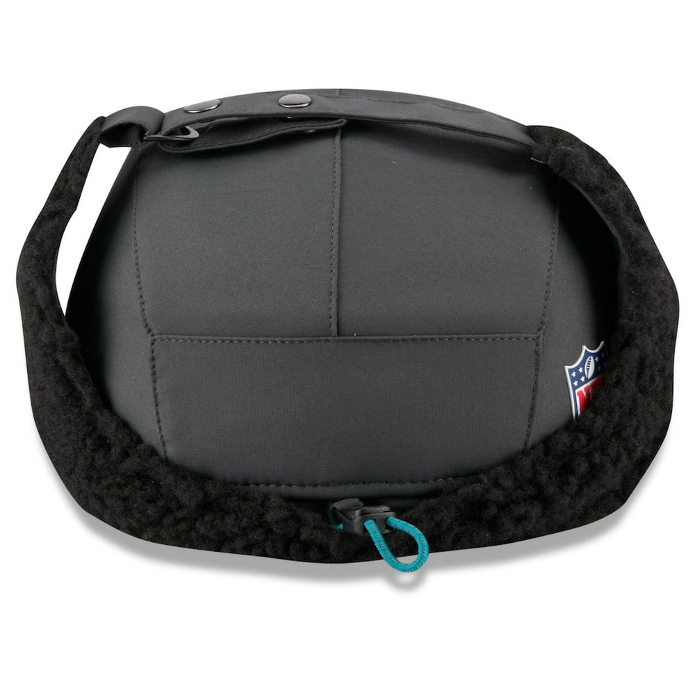 Jacksonville Jaguars New Era 2025 Sideline Cold Weather Runner Dog Ear Adjustable Hat Charcoal