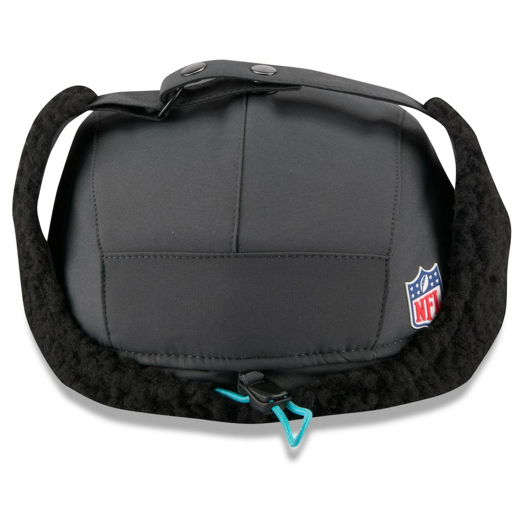 Miami Dolphins New Era 2025 Sideline Cold Weather Runner Dog Ear Adjustable Hat Charcoal