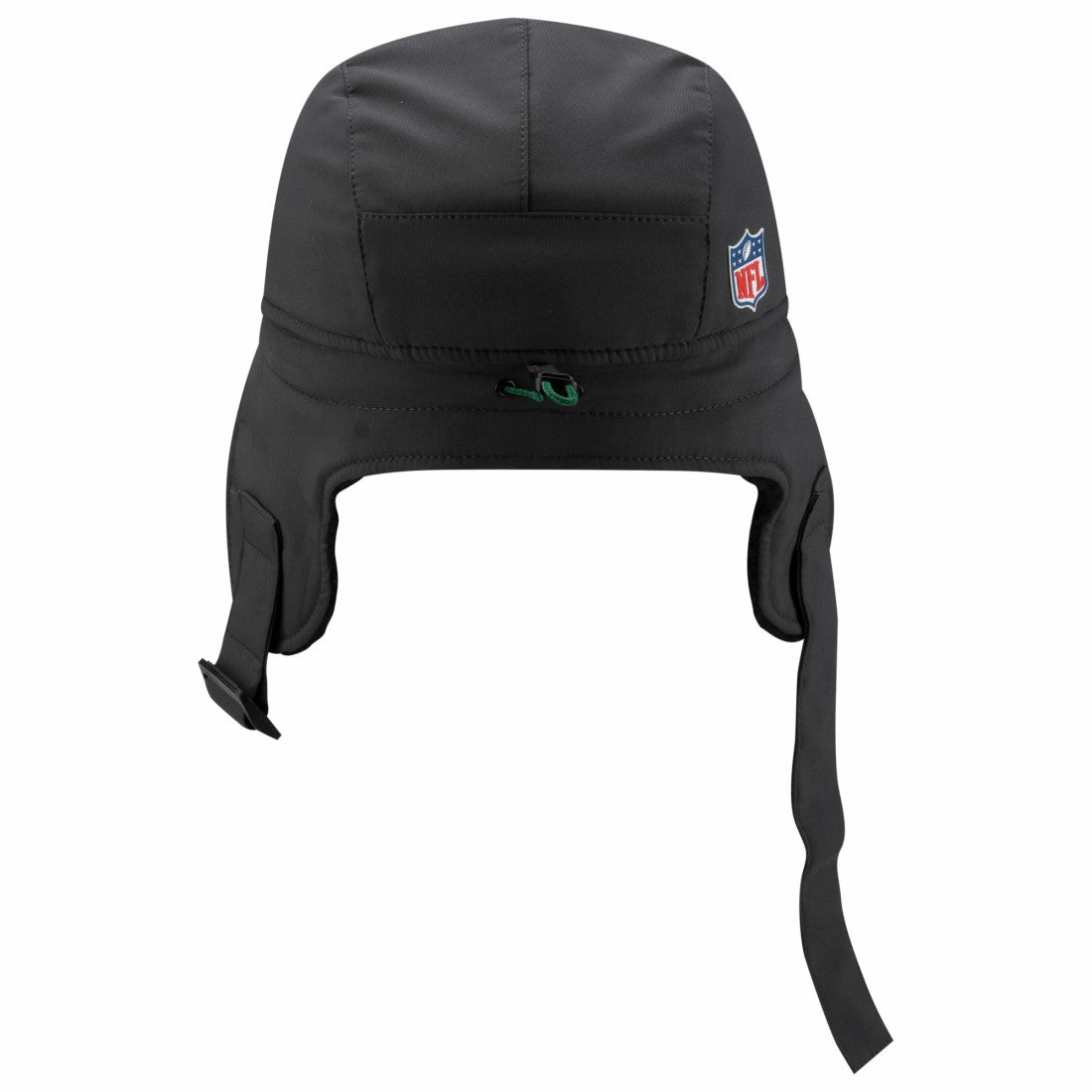 New York Jets New Era 2025 Sideline Cold Weather Runner Dog Ear Adjustable Hat Charcoal