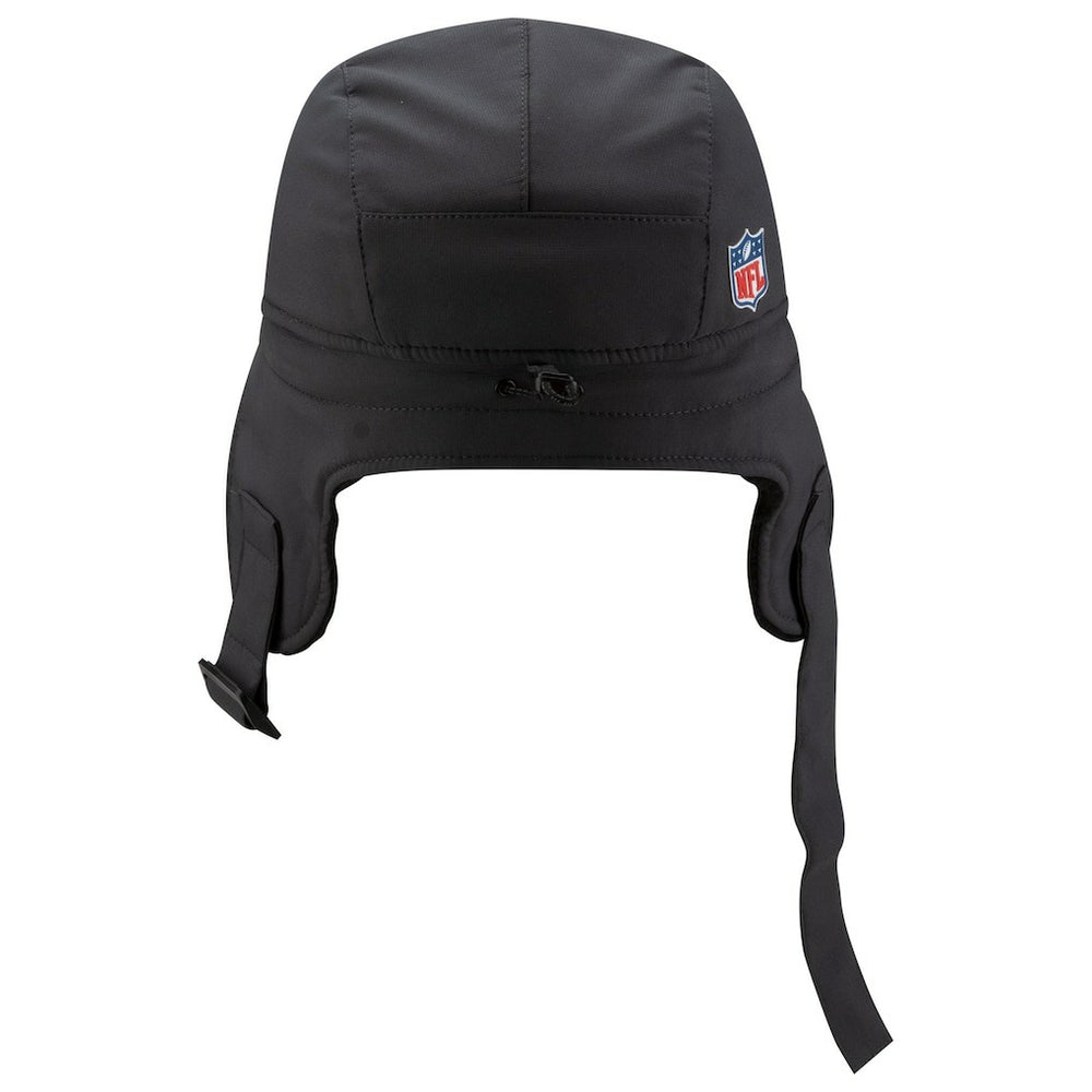 Pittsburgh Steelers New Era 2025 Sideline Cold Weather Runner Dog Ear Adjustable Hat Charcoal