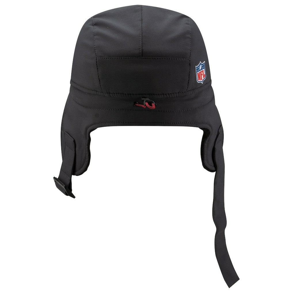 San Francisco 49ers New Era 2025 Sideline Cold Weather Runner Dog Ear Adjustable Hat Charcoal