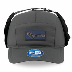 Tennessee Titans New Era 2025 Sideline Cold Weather Runner Dog Ear Adjustable Hat Charcoal