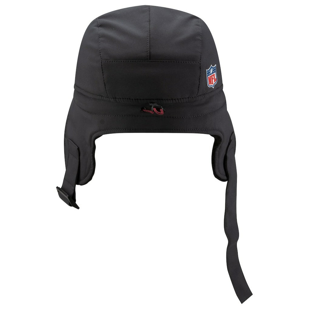 Arizona Cardinals New Era 2025 Sideline Cold Weather Runner Dog Ear Adjustable Hat Charcoal