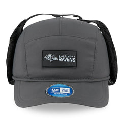 Baltimore Ravens New Era 2025 Sideline Cold Weather Runner Dog Ear Adjustable Hat Charcoal