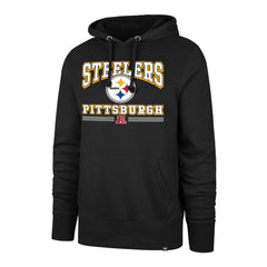 Pittsburgh Steelers '47 Packed House Headline Pullover Hoodie Black