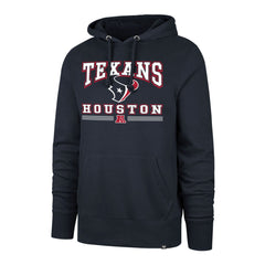 Houston Texans '47 Packed House Headline Pullover Hoodie Navy