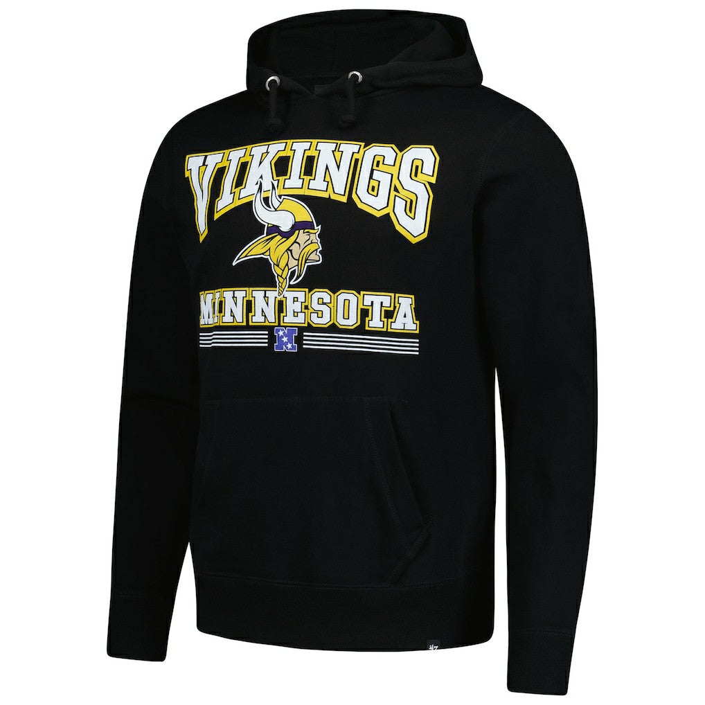 Minnesota Vikings '47 Packed House Headline Pullover Hoodie Black