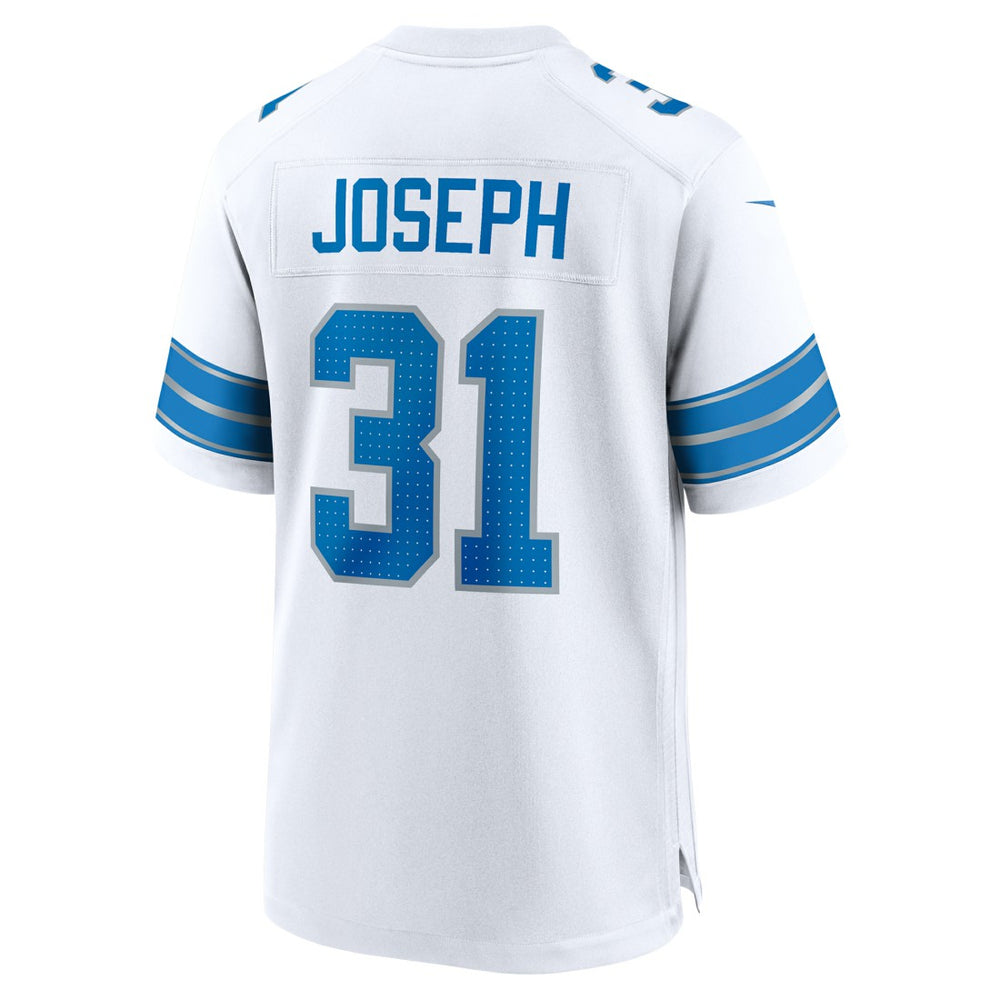 Kerby Joseph Detroit Lions Game Jersey White