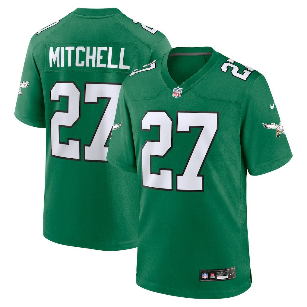 Quinyon Mitchell Philadelphia Eagles Alternate Game Jersey Kelly Green