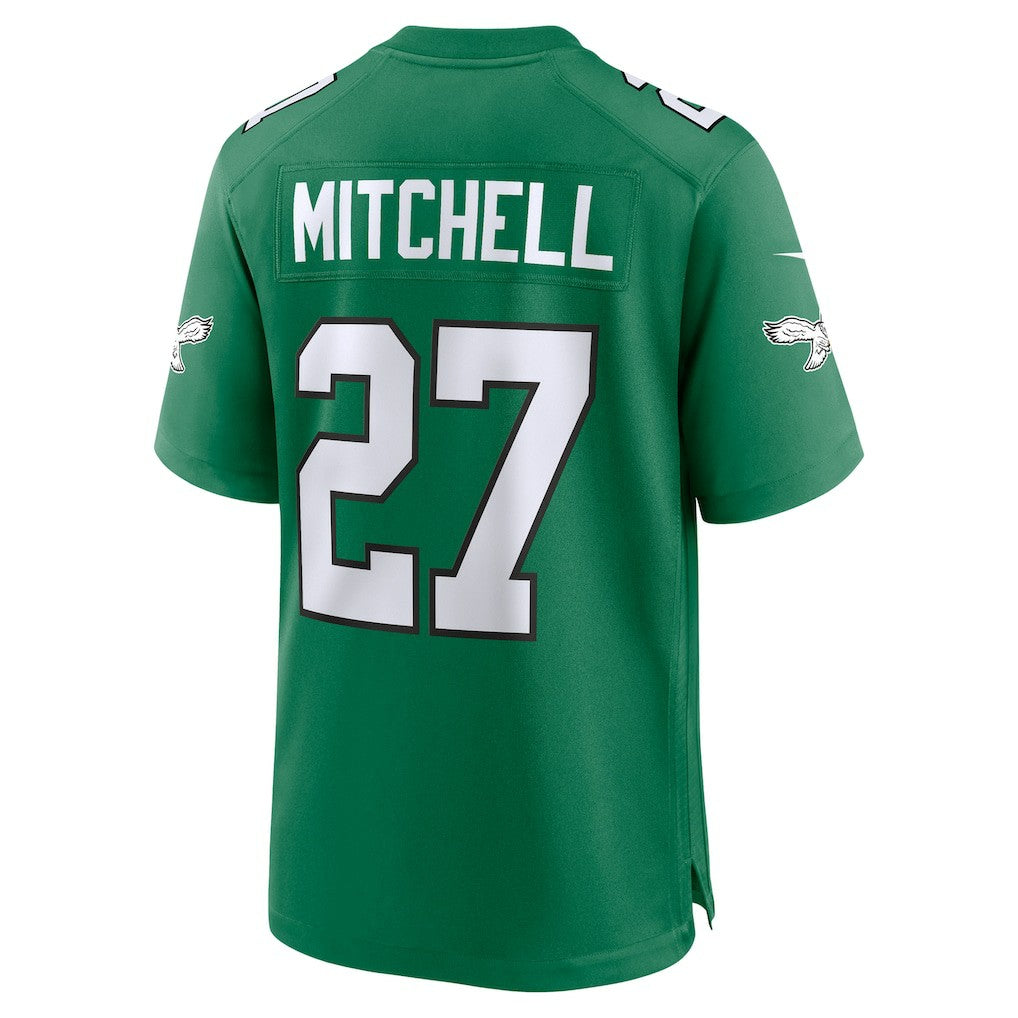 Quinyon Mitchell Philadelphia Eagles Alternate Game Jersey Kelly Green