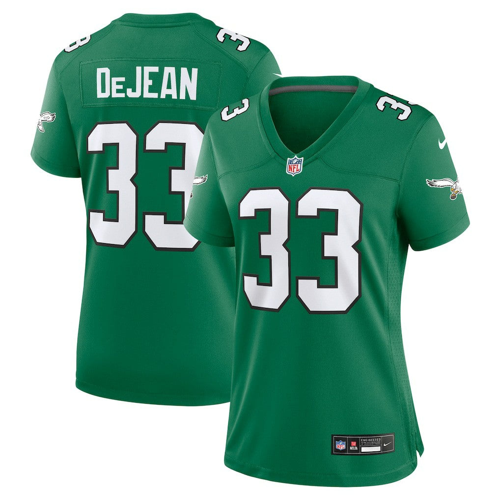 Cooper DeJean Philadelphia Eagles Women's Alternate Game Jersey Kelly Green