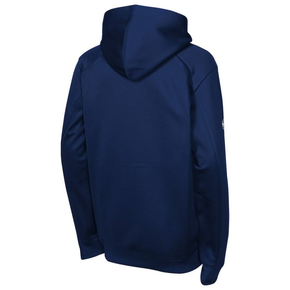 NHL Winnipeg Jets Fanatics Youth Authentic Pro Rink Raglan Hoodie - Navy