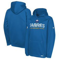 NHL Buffalo Sabres Fanatics Youth Authentic Pro Rink Raglan Hoodie - Royal