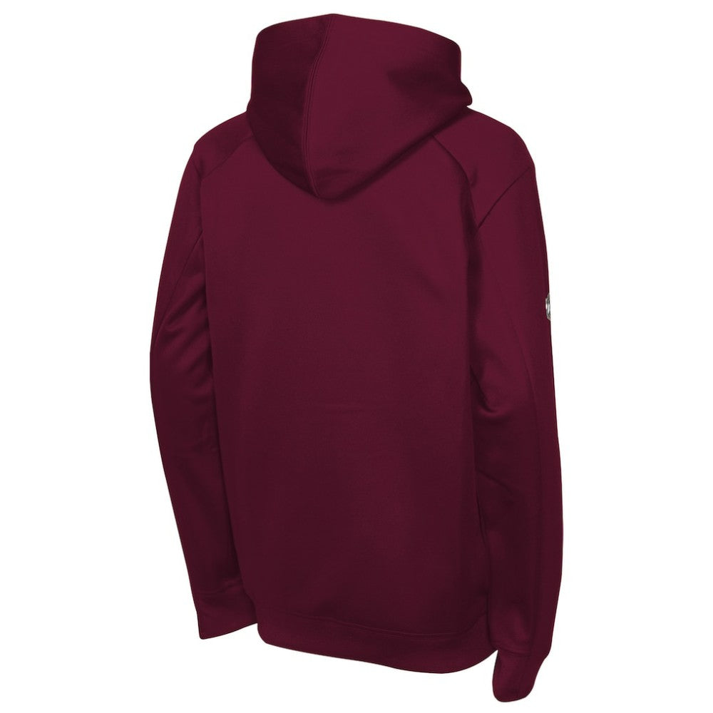 NHL Colorado Avalanche Fanatics Youth Authentic Pro Rink Raglan Hoodie - Burgundy