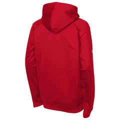 NHL Chicago Blackhawks Fanatics Youth Authentic Pro Rink Raglan Hoodie - Red