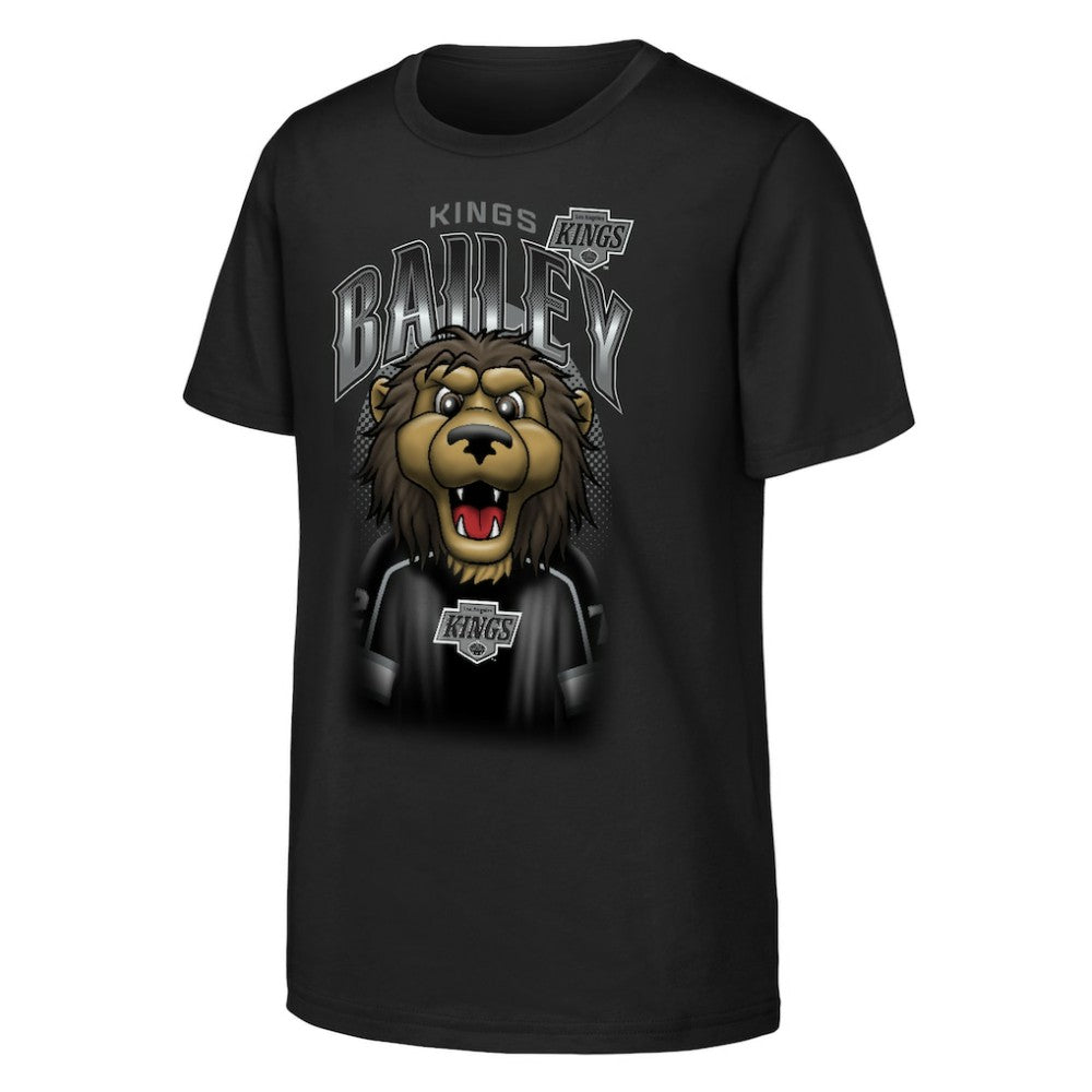 NHL Los Angeles Kings Outerstuff Youth Mascot Highlight T-Shirt - Black