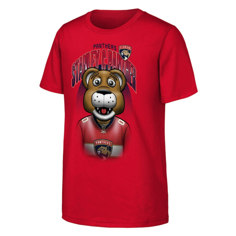 NHL Florida Panthers Outerstuff Youth Mascot Highlight T-Shirt - Red