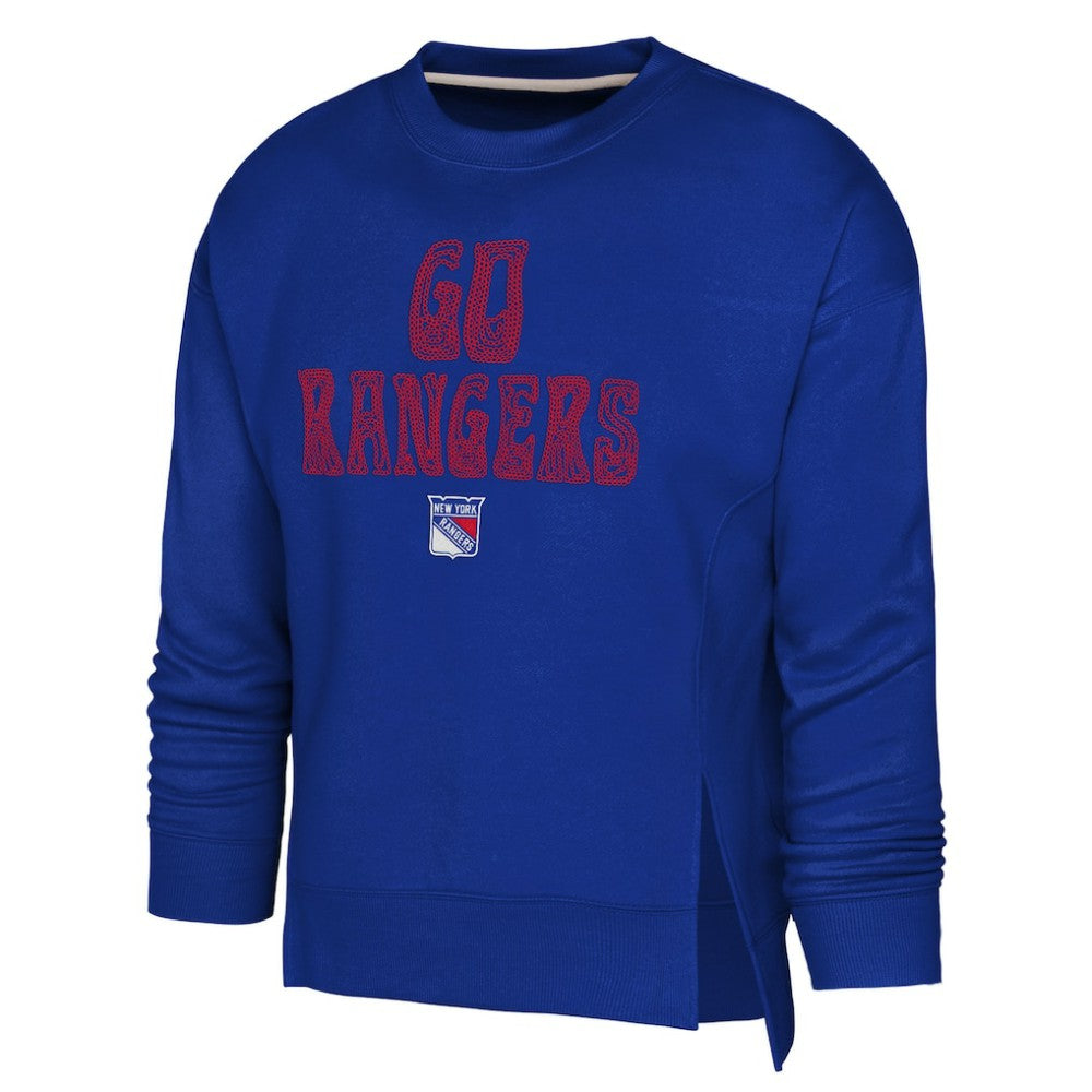 NHL New York Rangers Outerstuff Girls Youth Game Love Sweatshirt - Royal